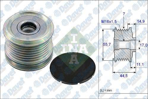 INA 535004210 Alternator Kasnagi C Serisi W203-S203 02->